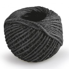 Jutový špagát Čierna 2 mm / 40 m