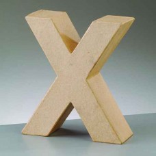 Papierové písmeno X 