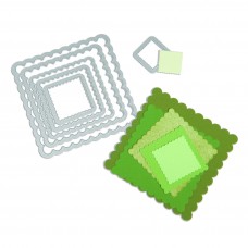 Sizzix Framelits vyrezávacia šablóna Štvorec vlnitý
