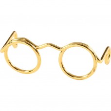 Miniatúrne okuliare Zlaté 2,5 cm