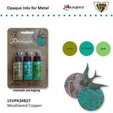Vintaj patina kit weathered copper / Sada na patinovanie kovov