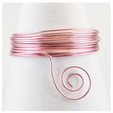 Hliníkový drôt Ružová svetlá - Priemer Ø1 - Ø3 mm