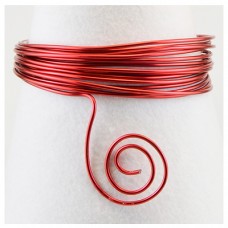 Hliníkový drôt Červená - Priemer Ø1 - Ø5 mm