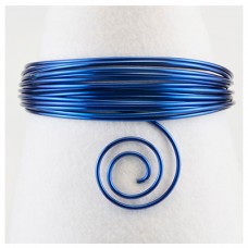 Hliníkový drôt Modrá kráľovská - Priemer Ø1 - Ø4 mm