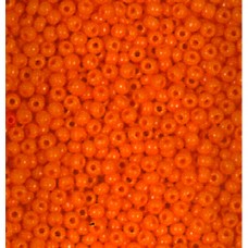 Rokajl matné korálky Oranžová korál