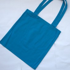 Bavlnená taška s dlhými ušami Modrá azúrová