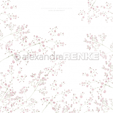 Vzorovaný papier A. Renke Gypsomilka