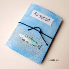 Zápisník Modrý rybka A6