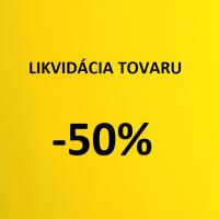 Likvidácia tovaru -50%