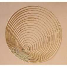 Drôtený kruh na Lapač snov Mosadz svetlá / hr.4 mm