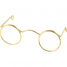 Miniatúrne okuliare Zlaté 3,5 cm