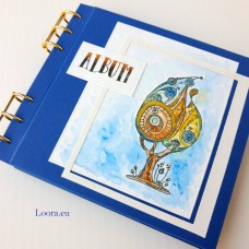 Album na fotky 16x16 cm Modrý